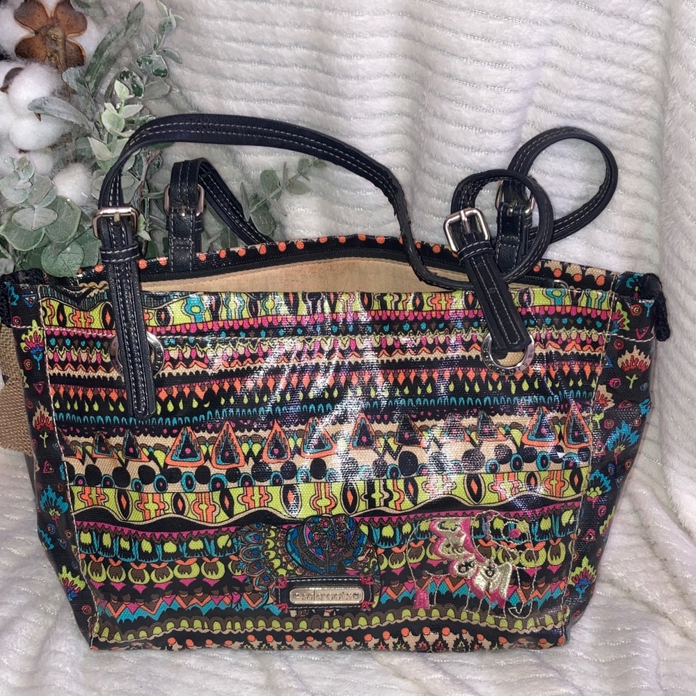 Sakroots Colorful Patterned Women's Bag (inside needs cleaned)